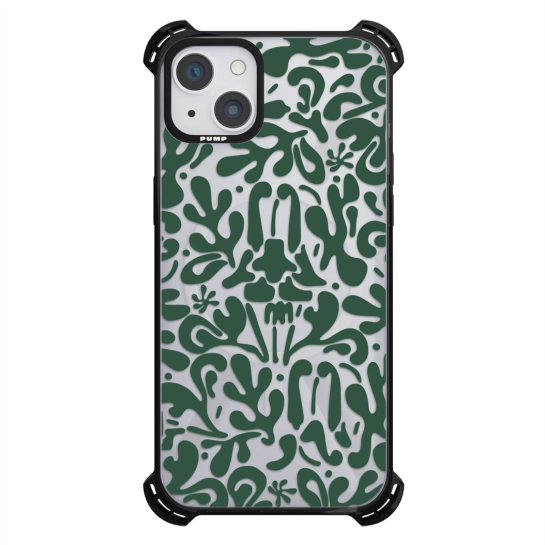 Чехол Pump Silicone Case 03 with MagSafe for iPhone 13 Clear/Black Vizerunok