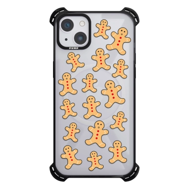 Чохол Pump Silicone Case 03 with MagSafe for iPhone 13 Clear/Black Cookie - цена, характеристики, отзывы, рассрочка, фото 1