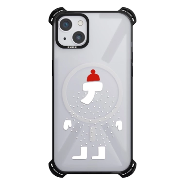 Чехол Pump Silicone Case 03 with MagSafe for iPhone 13 Clear/Black Did - цена, характеристики, отзывы, рассрочка, фото 1