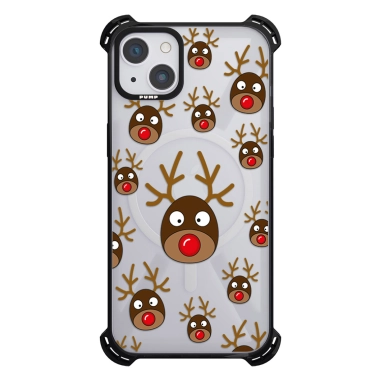 Чохол Pump Silicone Case 03 with MagSafe for iPhone 13 Clear/Black Ne Sobaka - цена, характеристики, отзывы, рассрочка, фото 1