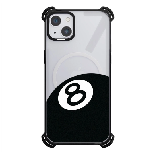 Чохол Pump Silicone Case 03 with MagSafe for iPhone 14 Clear/Black Eight