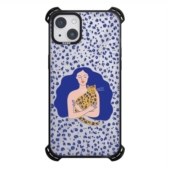 Чохол Pump Silicone Case 03 with MagSafe for iPhone 14 Clear/Black Zhinka kit