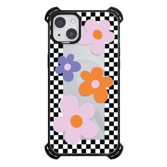 Чохол Pump Silicone Case 03 with MagSafe for iPhone 14 Clear/Black Kvity