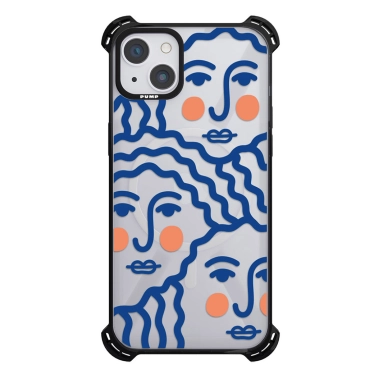 Чехол Pump Silicone Case 03 with MagSafe for iPhone 14 Clear/Black Blat har - цена, характеристики, отзывы, рассрочка, фото 1