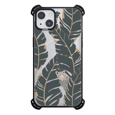 Чохол Pump Silicone Case 03 with MagSafe for iPhone 14 Clear/Black Tygr - цена, характеристики, отзывы, рассрочка, фото 1