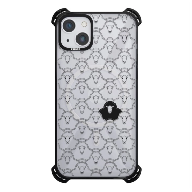 Чохол Pump Silicone Case 03 with MagSafe for iPhone 14 Clear/Black Vivtsi - цена, характеристики, отзывы, рассрочка, фото 1