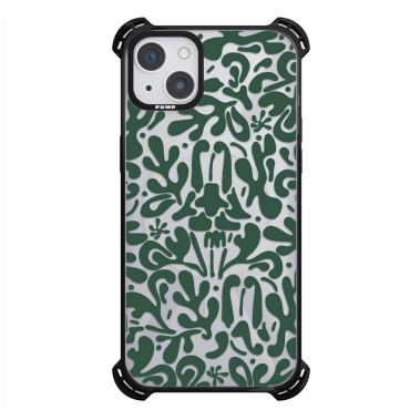 Чохол Pump Silicone Case 03 with MagSafe for iPhone 14 Clear/Black Vizerunok - цена, характеристики, отзывы, рассрочка, фото 1