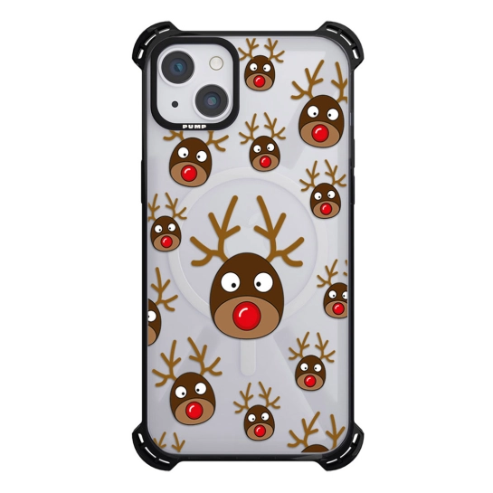 Чохол Pump Silicone Case 03 with MagSafe for iPhone 14 Clear/Black Ne Sobaka