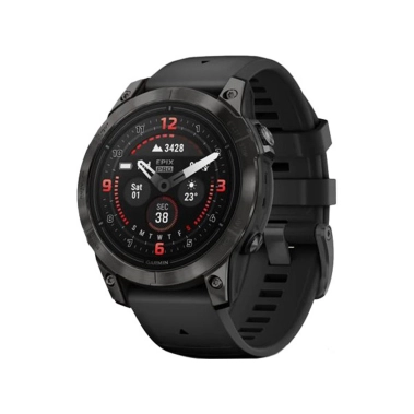 Cмарт-часы Garmin Epix Pro Gen 2 Sapphire Edition 47mm Carbon Gray DLC Titanium with Black Band (010-02803-10/11) - цена, характеристики, отзывы, рассрочка, фото 1