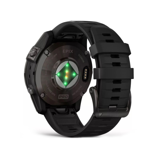 Cмарт-часы Garmin Epix Pro Gen 2 Sapphire Edition 47mm Carbon Grey DLC Titanium with Black Band - цена, характеристики, отзывы, рассрочка, фото 3