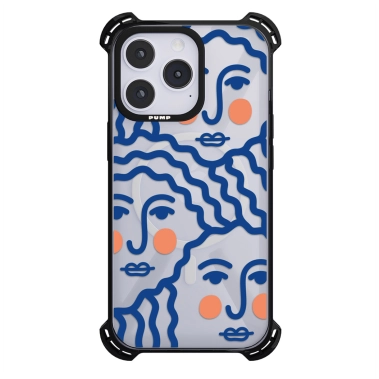 Чехол Pump Silicone Case 03 with MagSafe for iPhone 14 Pro Max Clear/Black Blat har - цена, характеристики, отзывы, рассрочка, фото 1