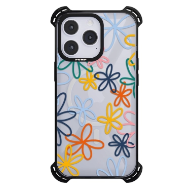 Чохол Pump Silicone Case 03 with MagSafe for iPhone 14 Pro Max Clear/Black Blommor - цена, характеристики, отзывы, рассрочка, фото 1