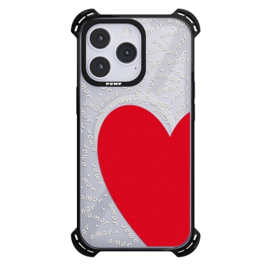 Чехол Pump Silicone Case 03 with MagSafe for iPhone 14 Pro Max Clear/Black Sertse - цена, характеристики, отзывы, рассрочка, фото 1