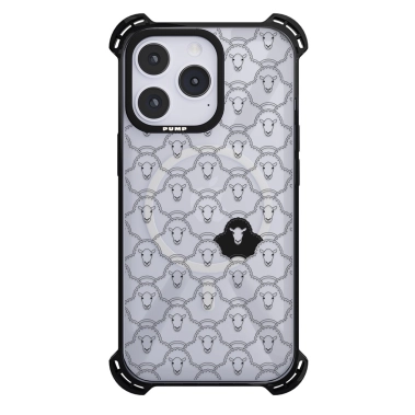 Чехол Pump Silicone Case 03 with MagSafe for iPhone 14 Pro Max Clear/Black Vivtsi - цена, характеристики, отзывы, рассрочка, фото 1