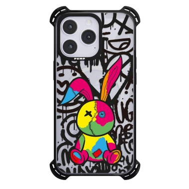 Чохол Pump Silicone Case 03 with MagSafe for iPhone 14 Pro Max Clear/Black Kolioroviy krol - цена, характеристики, отзывы, рассрочка, фото 1