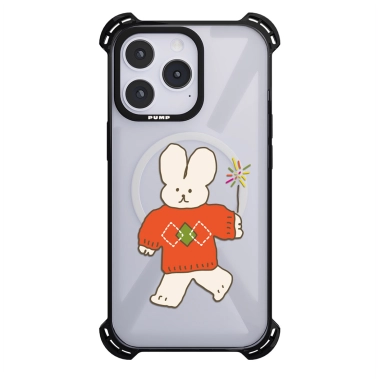 Чохол Pump Silicone Case 03 with MagSafe for iPhone 14 Pro Max Clear/Black Zaytsi - цена, характеристики, отзывы, рассрочка, фото 1