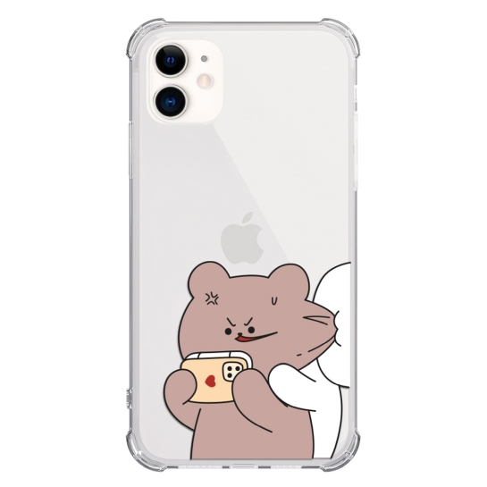 Чохол Pump UA Transparency Case for iPhone 11 Bear Bunny 1 - ціна, характеристики, відгуки, розстрочка, фото 1
