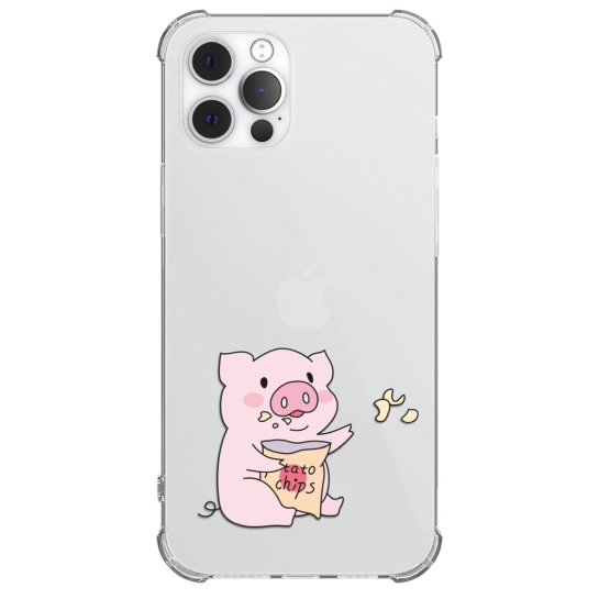 Чехол Pump UA Transparency Case for iPhone 12 Pro Max Pigs 1 - цена, характеристики, отзывы, рассрочка, фото 1