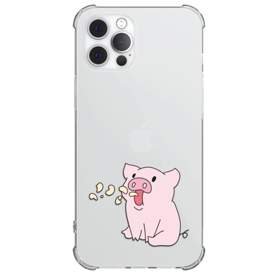 Чохол Pump UA Transparency Case for iPhone 12 Pro Max Pigs 2 - ціна, характеристики, відгуки, розстрочка, фото 1