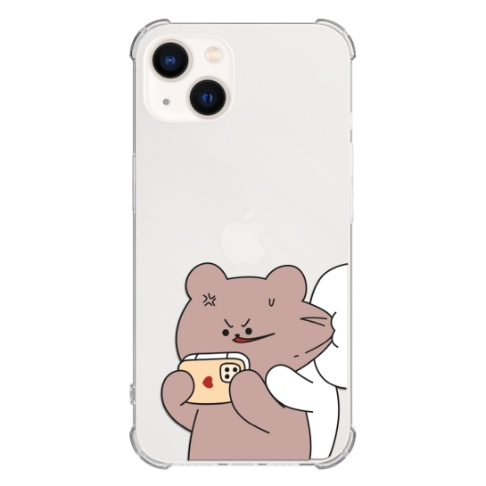 Чохол Pump UA Transparency Case for iPhone 13 Bear Bunny 1 - ціна, характеристики, відгуки, розстрочка, фото 1
