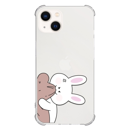 Чехол Pump UA Transparency Case for iPhone 13 Bear Bunny 2 - цена, характеристики, отзывы, рассрочка, фото 1