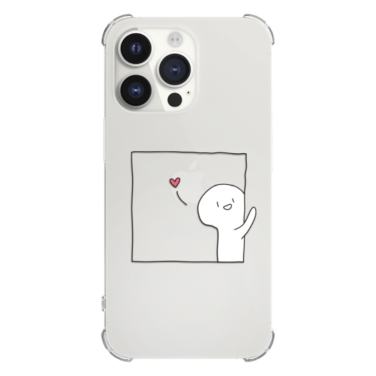 Чохол Pump UA Transparency Case for iPhone 13 Pro White Guys 1 - цена, характеристики, отзывы, рассрочка, фото 1
