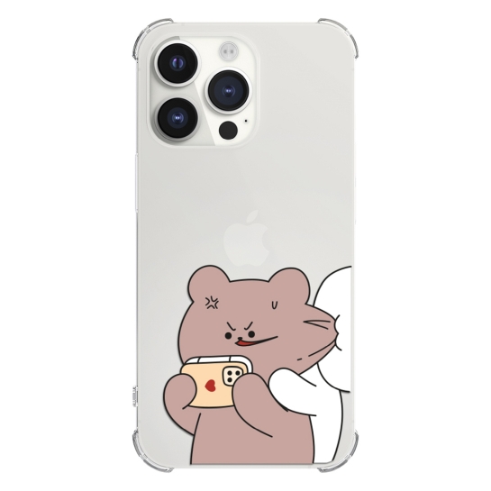 Чехол Pump UA Transparency Case for iPhone 13 Pro Bear Bunny 1 - цена, характеристики, отзывы, рассрочка, фото 1