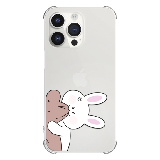 Чехол Pump UA Transparency Case for iPhone 13 Pro Bear Bunny 2 - цена, характеристики, отзывы, рассрочка, фото 1