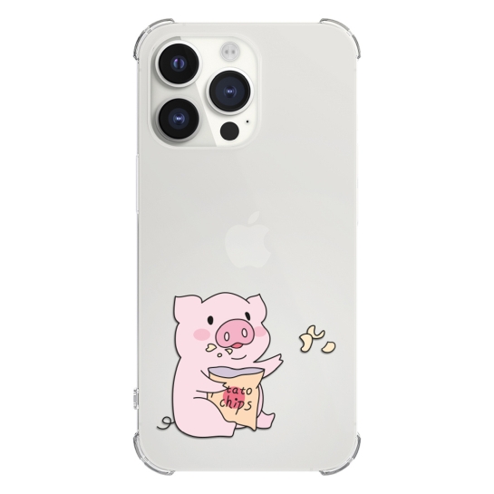 Чохол Pump UA Transparency Case for iPhone 13 Pro Pigs 1 - ціна, характеристики, відгуки, розстрочка, фото 1