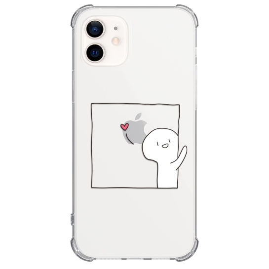 Чохол Pump UA Transparency Case for iPhone 12/12 Pro White Guys 1 - ціна, характеристики, відгуки, розстрочка, фото 1