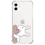 Чехол Pump UA Transparency Case for iPhone 12/12 Pro Bear Bunny 2