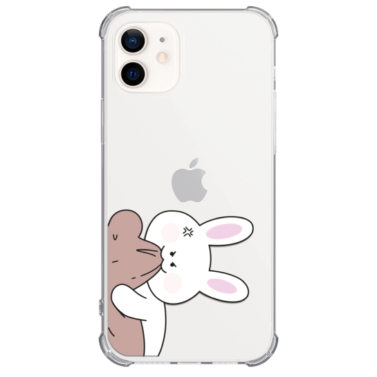Чохол Pump UA Transparency Case for iPhone 12/12 Pro Bear Bunny 2 - ціна, характеристики, відгуки, розстрочка, фото 1