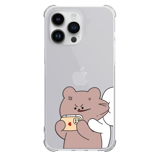 Чехол Pump UA Transparency Case for iPhone 14 Pro Bear Bunny 1 - цена, характеристики, отзывы, рассрочка, фото 1