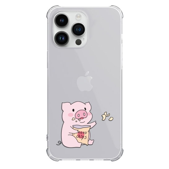 Чехол Pump UA Transparency Case for iPhone 14 Pro Pigs 1 - цена, характеристики, отзывы, рассрочка, фото 1