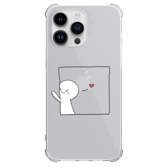 Чехол Pump UA Transparency Case for iPhone 14 Pro Max White Guys 2 - цена, характеристики, отзывы, рассрочка, фото 1