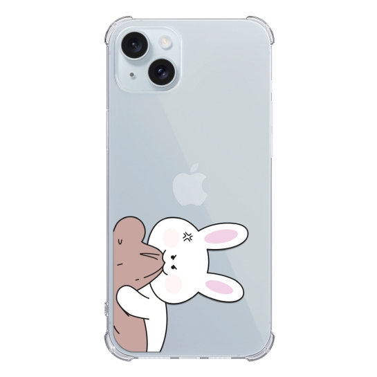 Чехол Pump UA Transparency Case for iPhone 15 Bear Bunny 2 - цена, характеристики, отзывы, рассрочка, фото 1
