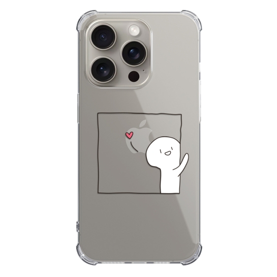 Чохол Pump UA Transparency Case for iPhone 15 Pro White Guys 1 - ціна, характеристики, відгуки, розстрочка, фото 1