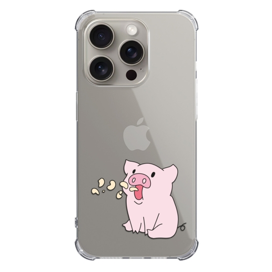 Чохол Pump UA Transparency Case for iPhone 15 Pro Pigs 2 - ціна, характеристики, відгуки, розстрочка, фото 1