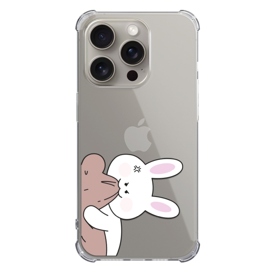 Чехол Pump UA Transparency Case for iPhone 15 Pro Max Bear Bunny 2 - цена, характеристики, отзывы, рассрочка, фото 1