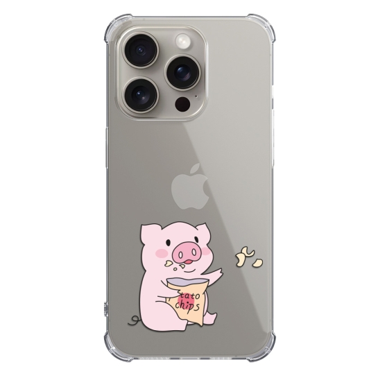 Чохол Pump UA Transparency Case for iPhone 15 Pro Max Pigs 1 - ціна, характеристики, відгуки, розстрочка, фото 1