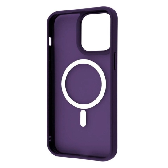 Чехол WAVE Matte Insane Case with MagSafe for iPhone 15 Pro Deep Purple - цена, характеристики, отзывы, рассрочка, фото 2