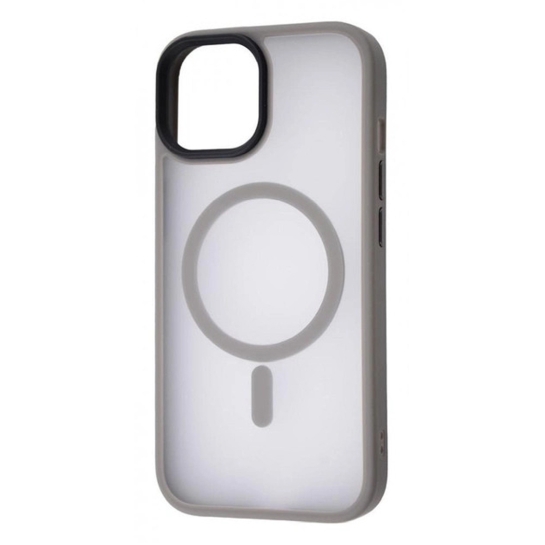 Чохол WAVE Matte Insane Case with MagSafe for iPhone 15 Pro Grey - цена, характеристики, отзывы, рассрочка, фото 1