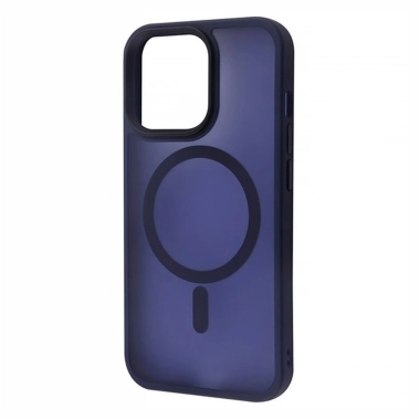 Чехол WAVE Matte Insane Case with MagSafe for iPhone 15 Pro Midnight Blue - цена, характеристики, отзывы, рассрочка, фото 1