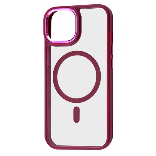 Чохол Wave Ardor Case with MagSafe for iPhone 15 Pro Max Bordo - ціна, характеристики, відгуки, розстрочка, фото 1