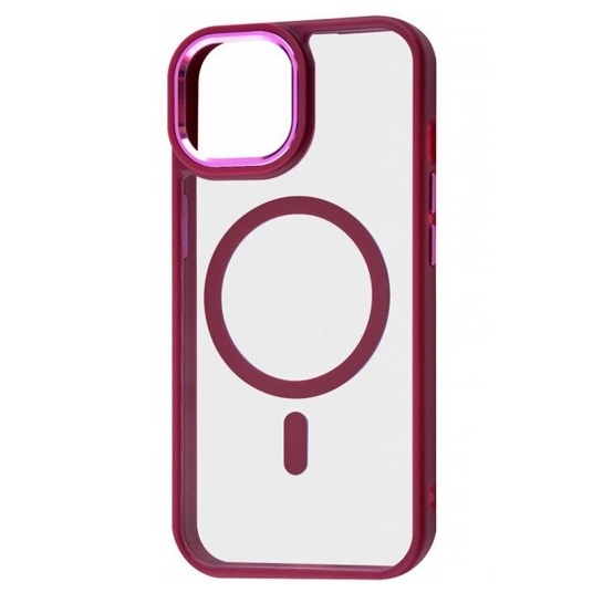 Чехол Wave Ardor Case with MagSafe for iPhone 15 Pro Max Bordo