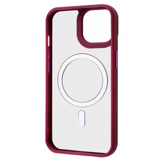 Чохол Wave Ardor Case with MagSafe for iPhone 15 Pro Max Bordo - ціна, характеристики, відгуки, розстрочка, фото 2