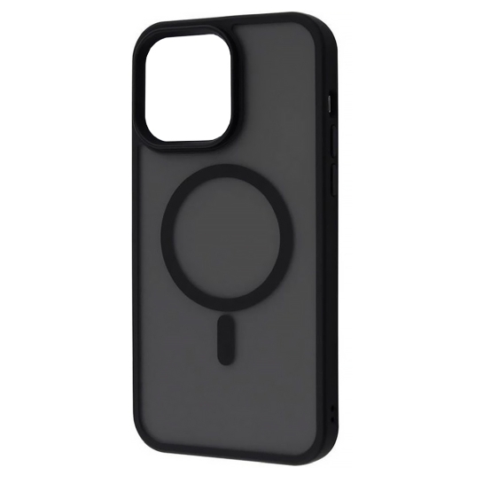 Чохол WAVE Matte Insane Case with MagSafe for iPhone 15 Pro Max Black - цена, характеристики, отзывы, рассрочка, фото 1
