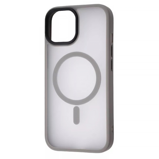 Чохол WAVE Matte Insane Case with MagSafe for iPhone 15 Pro Max Grey - цена, характеристики, отзывы, рассрочка, фото 1