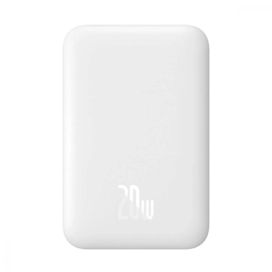 Внешний аккумулятор Baseus Magnetic Wireless 6000mAh 20w White