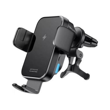 Беспроводное зарядное устройство-держатель Proove Triple Clamp Pro 15W Black - цена, характеристики, отзывы, рассрочка, фото 1